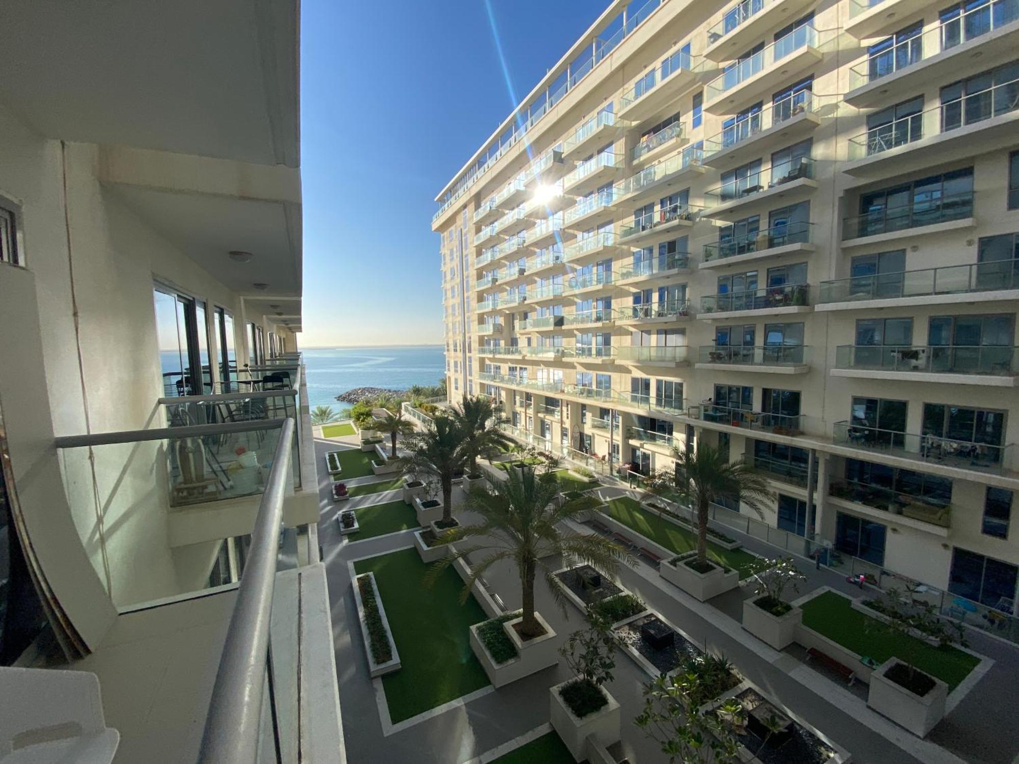 Marjan Island Beautiful Apartment Sea Side View Beach Luxury Rooms Ras Al Khaimah Uae מראה חיצוני תמונה
