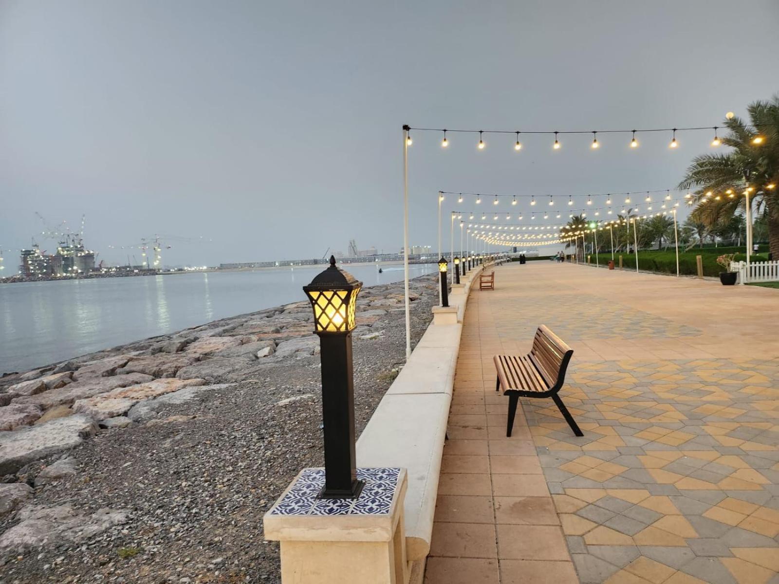 Marjan Island Beautiful Apartment Sea Side View Beach Luxury Rooms Ras Al Khaimah Uae מראה חיצוני תמונה